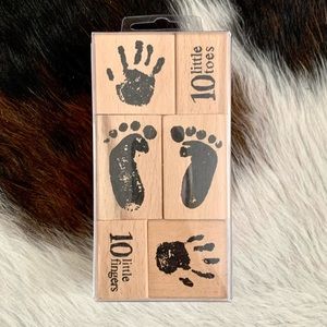 Baby Themed Wood Stamp Set